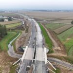 1 km 68+150 obiekt MS 2.2, ułożone warstwy nawierzchni