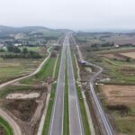 11 km 70+110 obiekt PS 2.1, ułożone warstwy nawierzchni