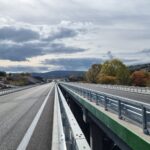 12.1 km 74+500 obiekt ES 2.2-malowanie oznakowania poziomego