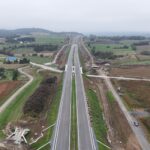 13 km 70+520 ułożone warstwy nawierzchni