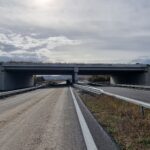 13 km 75+000 obiekt PZGd 2.3, ułożone warstwy nawierzchni