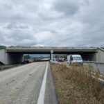 13 km 75+000 obiekt PZGd 2.3, ułożone warstwy nawierzchni