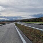 15 km 75+200 ułożone warstwy nawierzchni (zgodnie z km)