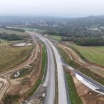 26 km 72+980 ułożone warstwy nawierzchni