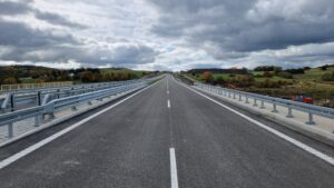3 km 70+800 wykonane oznakowanie poziome (zgodnie z km)