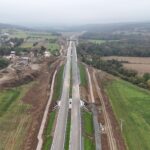 31 km 73+980 obiekt PZDS 2.2, ułożone warstwy nawierzchni