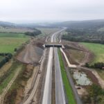 35 km 74+650 ułożone warstwy nawierzchni