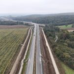 40 km 75+650 ułożone warstwy nawierzchni