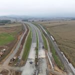 5 km 68+720 ułożone warstwy nawierzchni