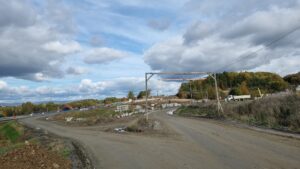8 km 72+800 plac budowy