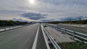 9 km 74+170 obiekt PZDs 2.2, malowanie oznakowania poziomego