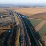 1 km 68+180 ułożone warstwy nawierzchni