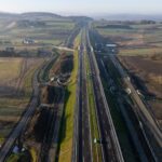10 km 70+440 ułożone warstwy nawierzchni
