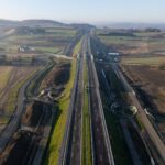 11 km 70+480 ułożone warstwy nawierzchni