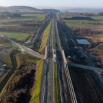 12 km 70+650 obiekt WS 2.2, ułożone warstwy nawierzchni