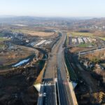 21 km 72+460 ułożone warstwy nawierzchni