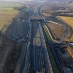 31 km 74+700 ułożone warstwy nawierzchni
