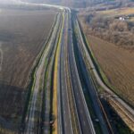 34 km 75+400 ułożone warstwy nawierzchni