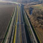 35 km 75+630 ułożone warstwy nawierzchni