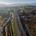 45 km 77+130 ułożone warstwy nawierzchni