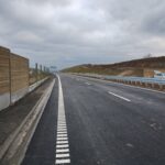 6 km 72+350 ułożone warstwy nawierzchni(przeciwnie do km)