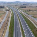 10 km 69+400 ułożone warstwy nawierzchni
