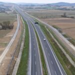 12 km 69+850 ułożone warstwy nawierzchni