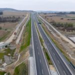 16 km 71+100 ułożone warstwy nawierzchni