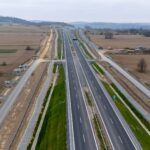 17 km 71+400 ułożone warstwy nawierzchni