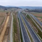 19 km 71+700 ułożone warstwy nawierzchni