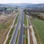 31 km 74+000 obiekt PZDS 2.2, ułożone warstwy nawierzchni
