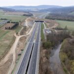 34 km 74+700 ułożone warstwy nawierzchni