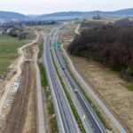 45 km 76+840 ułożone warstwy nawierzchni